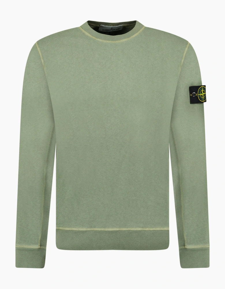 Stone Island Malfie 'Old Effect' Sweatshirt Musk Green