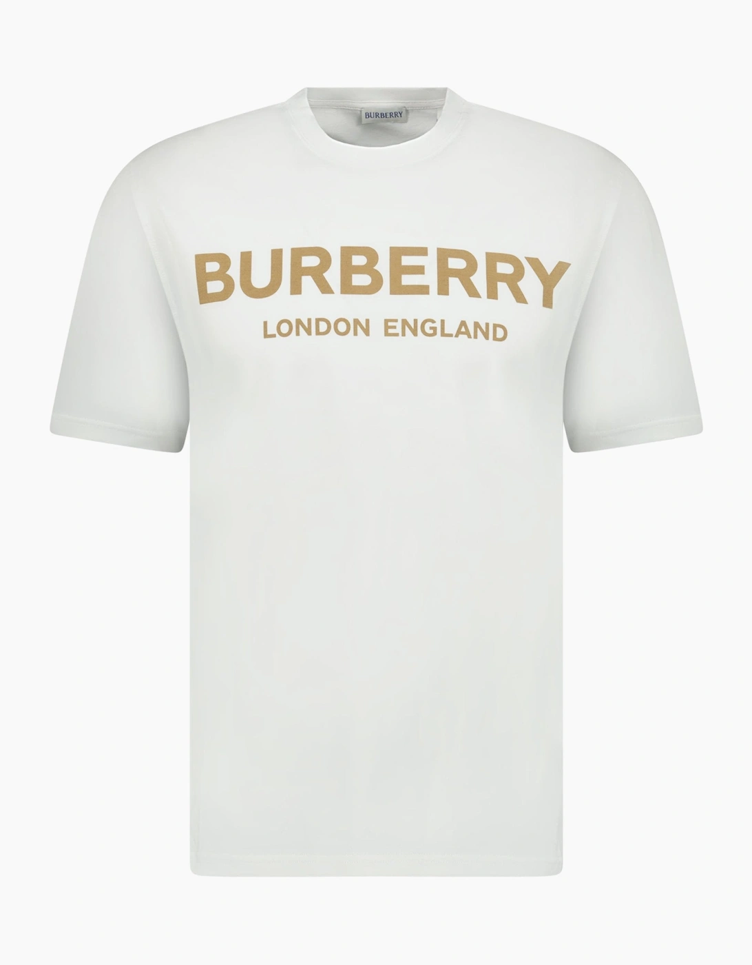 Burberry 'Ellison' Logo Print T-Shirt White
