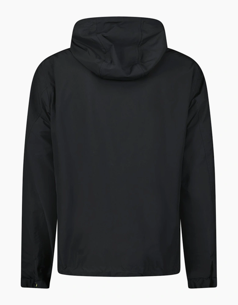 Burberry 'Stanford' Zip-Up Check Reversible Hooded Jacket Black & Check