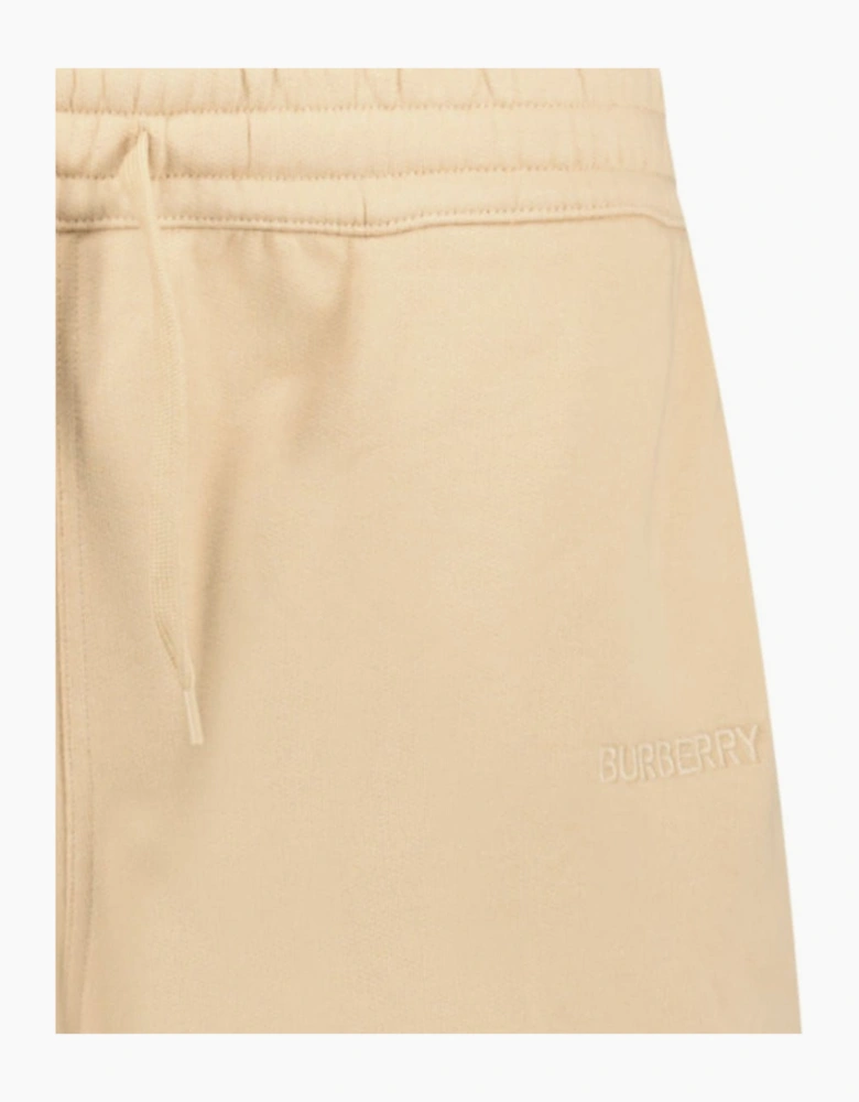 Burberry 'Taylor' Embroidered Logo Shorts Beige