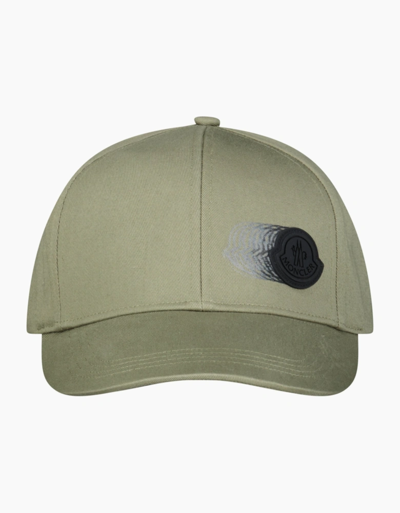 Moncler Logo Patch Cap Khaki