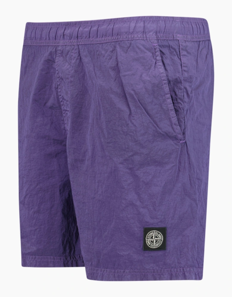 Stone Island Nylon Metal Swim Shorts Purple