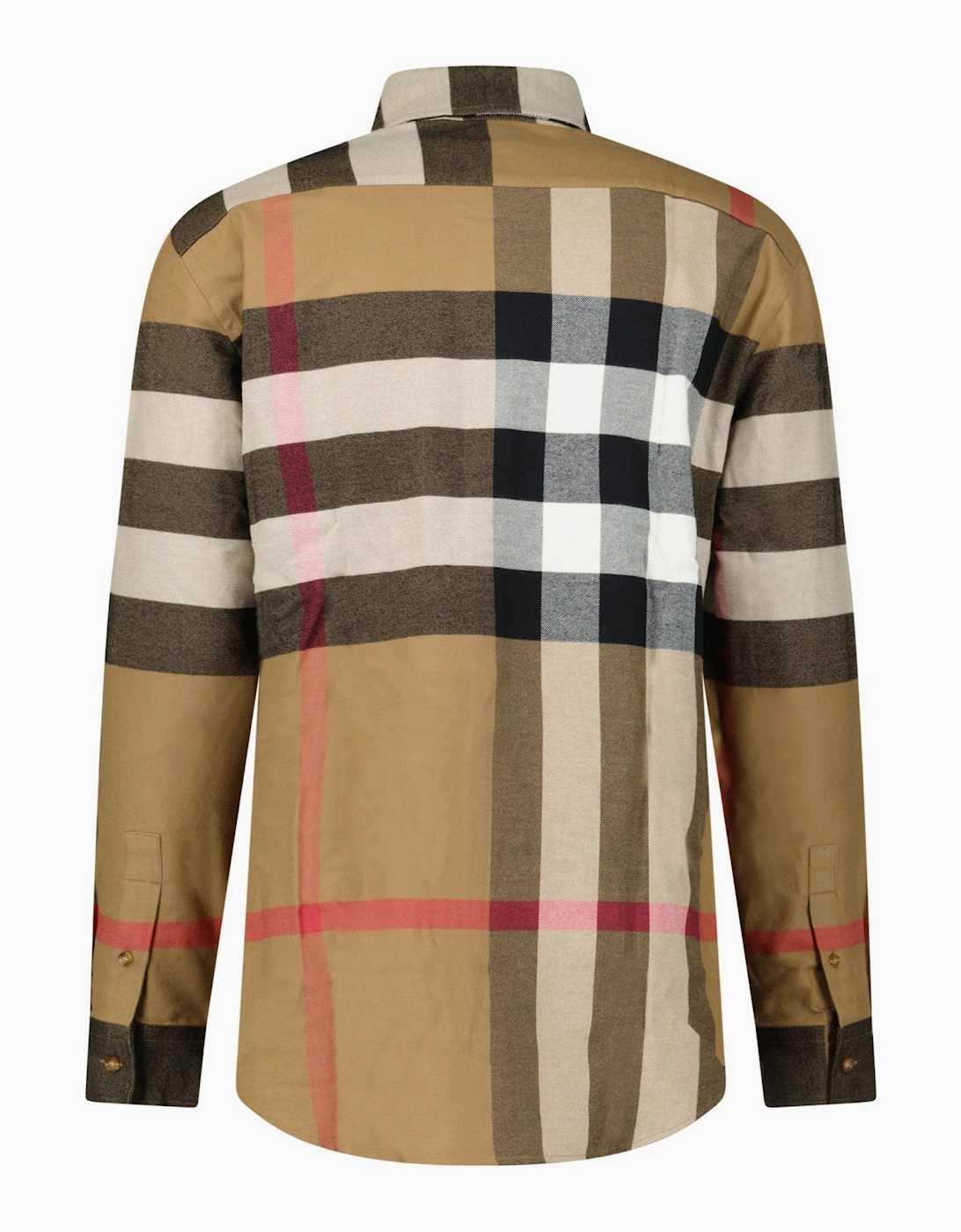 Burberry 'Claverdon' Check Shirt in Taupe Brown