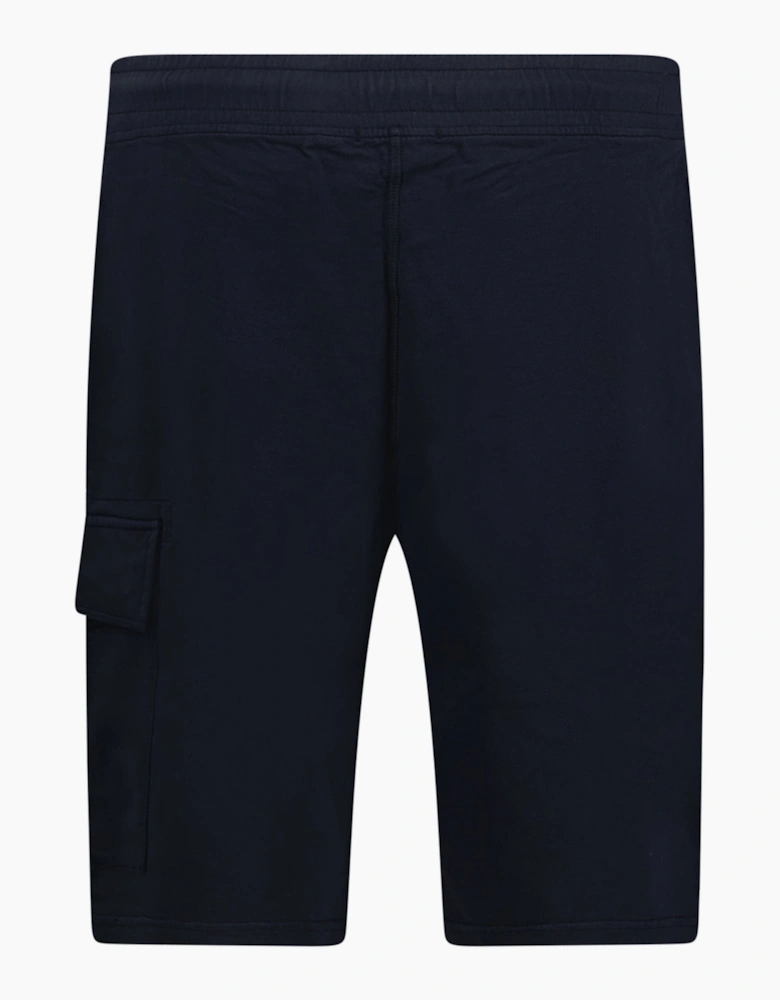 CP Company Light Fleece Lens Shorts Navy