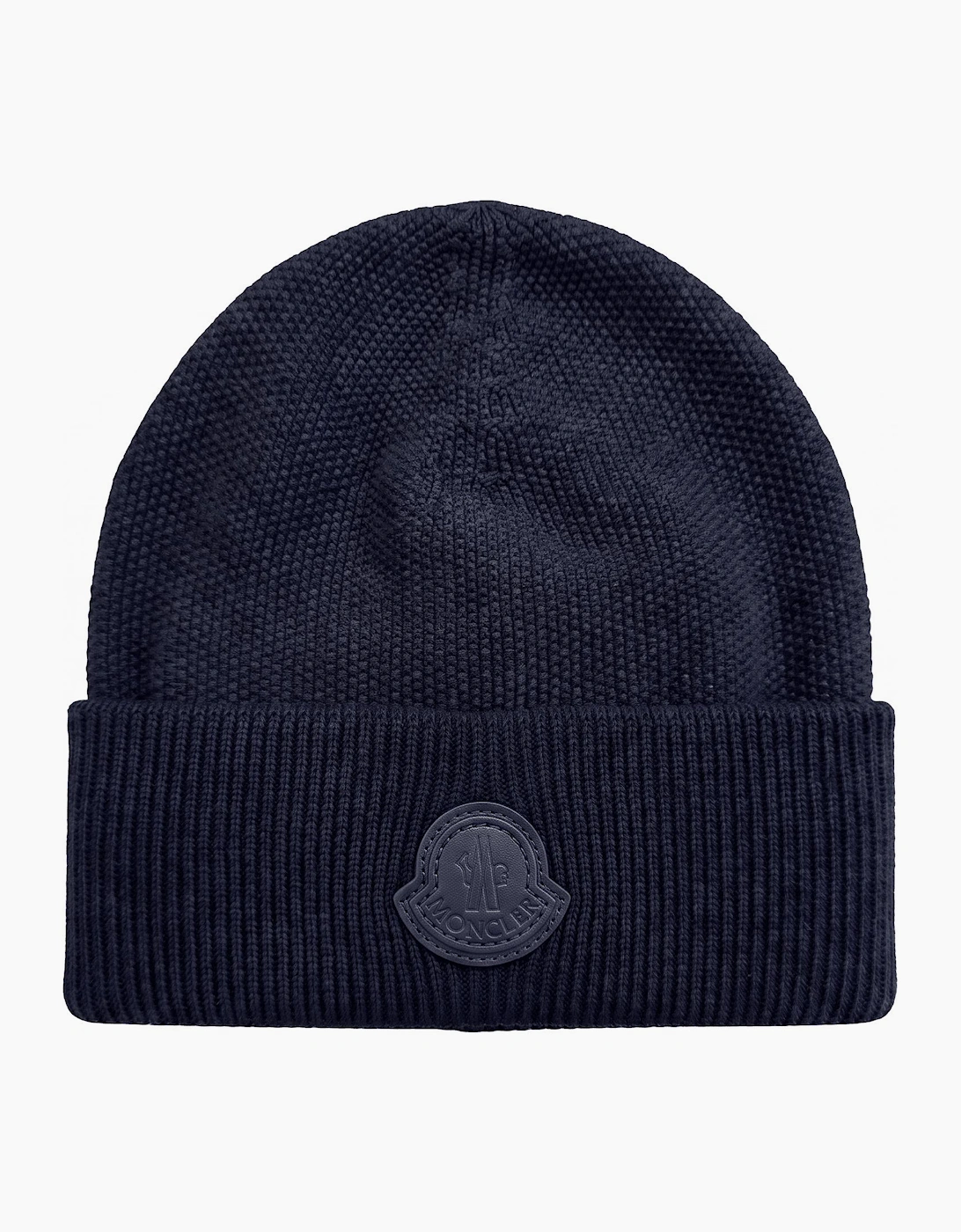 Moncler Logo Beanie Navy