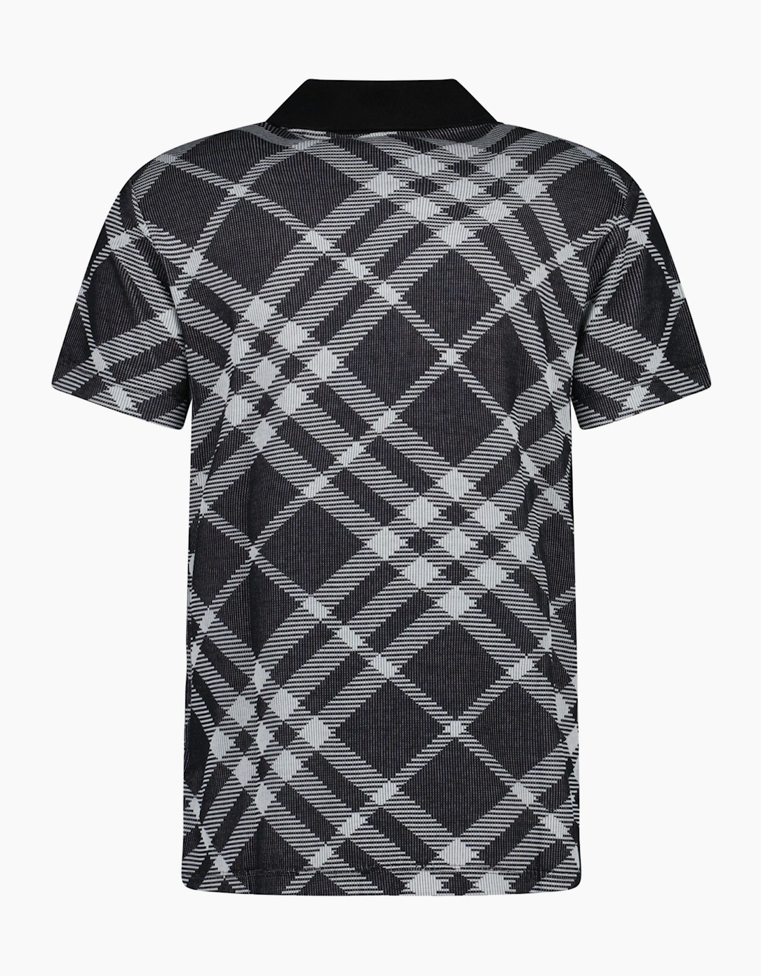 Burberry Vintage Check Cotton Polo Black