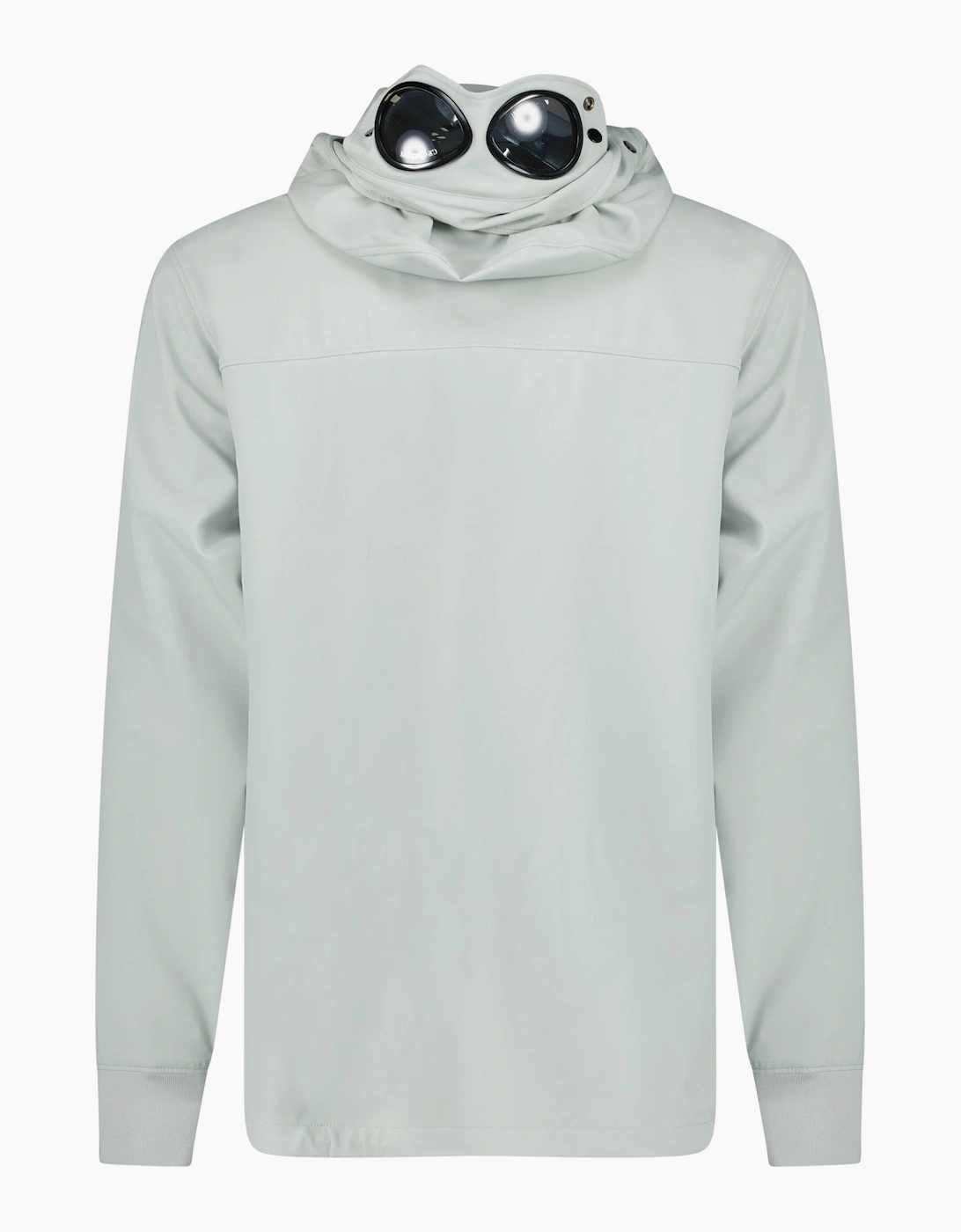 CP Company Soft Shell Goggle Jacket in Blue Fox