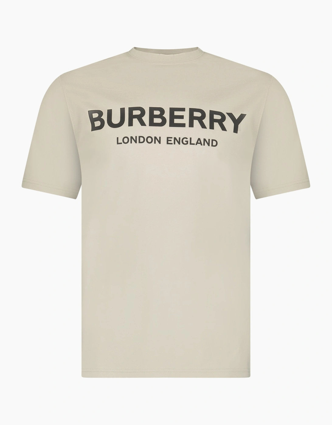 Burberry Men's Burberry 'Ellison' Logo Print T-Shirt Lichen - Cream