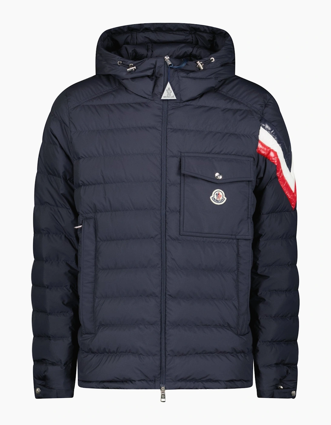 Moncler Berard Short Padded Jacket Navy