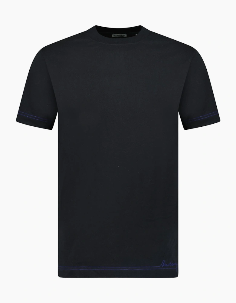 Burberry Writing Logo T-Shirt Black
