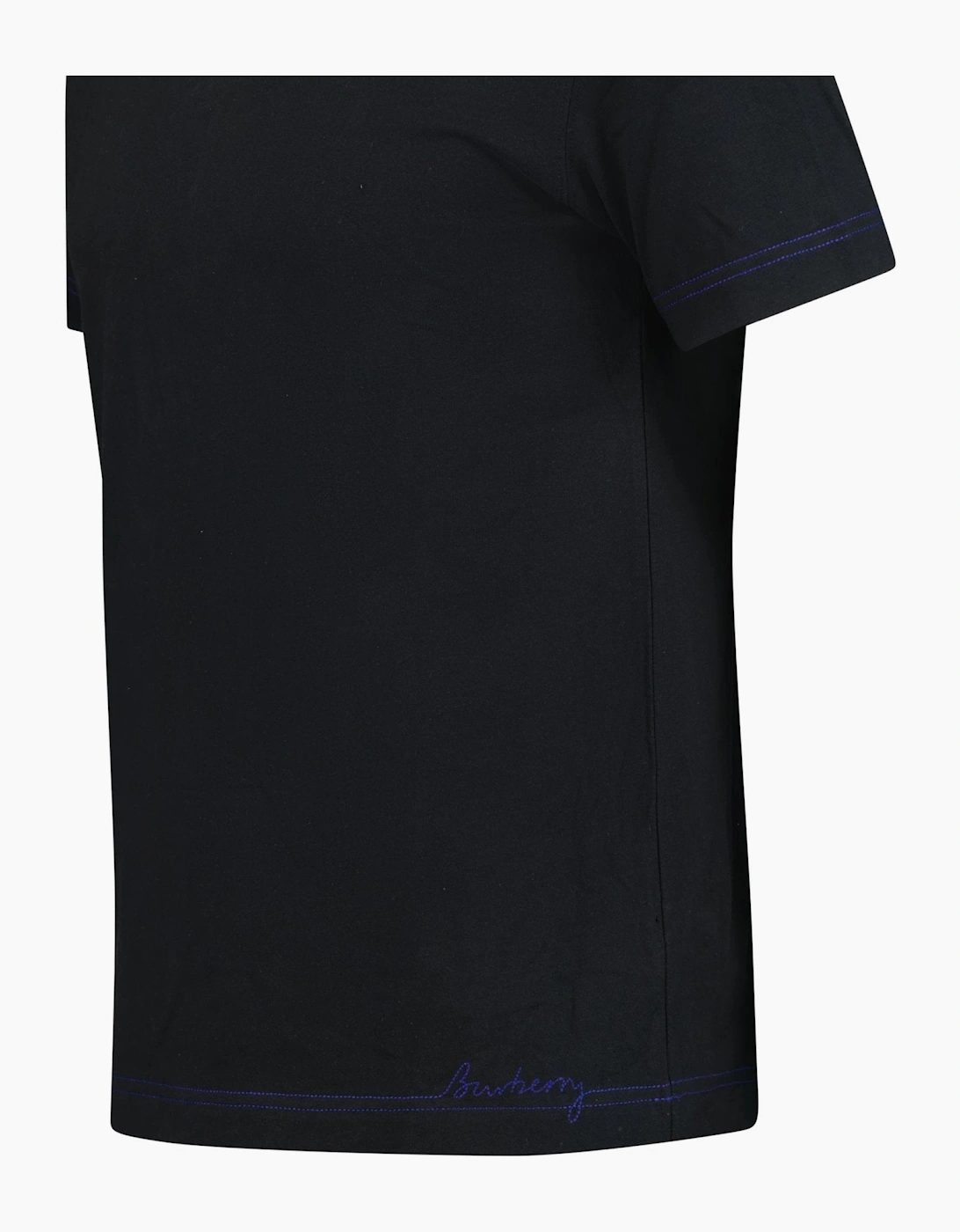 Burberry Writing Logo T-Shirt Black