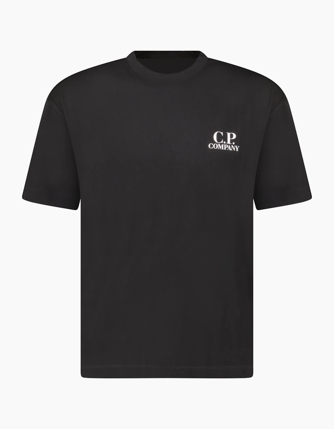 CP Company Logo Print T-Shirt Black