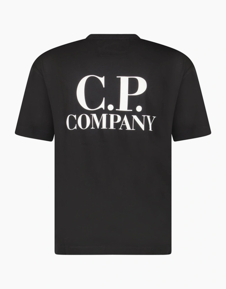CP Company Logo Print T-Shirt Black