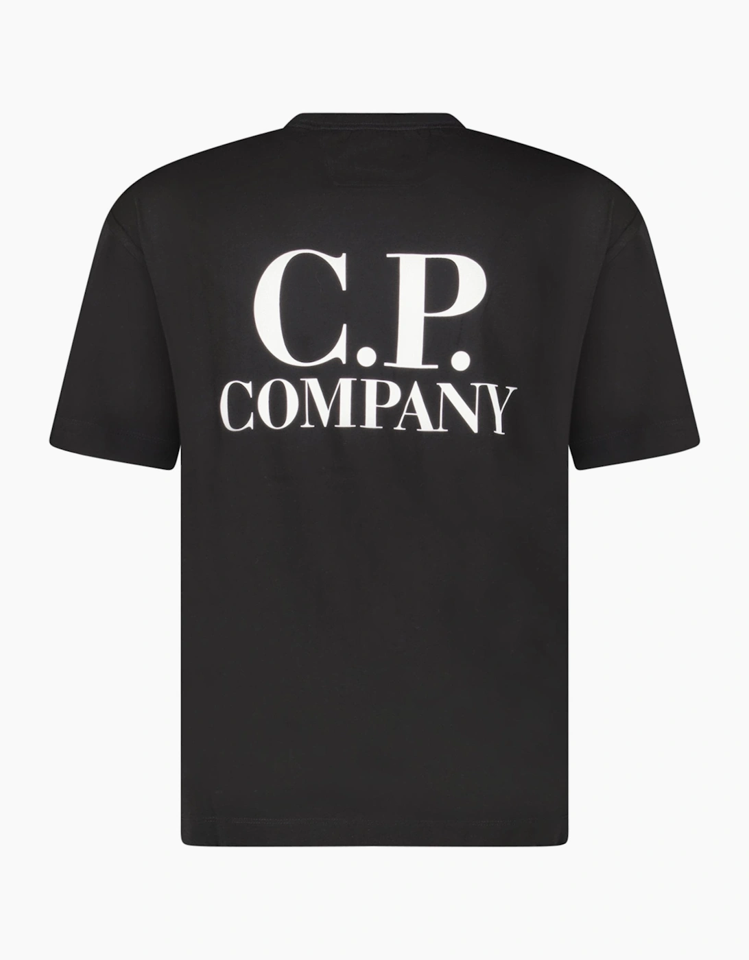 CP Company Logo Print T-Shirt Black