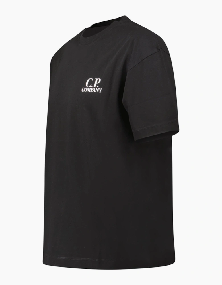CP Company Logo Print T-Shirt Black
