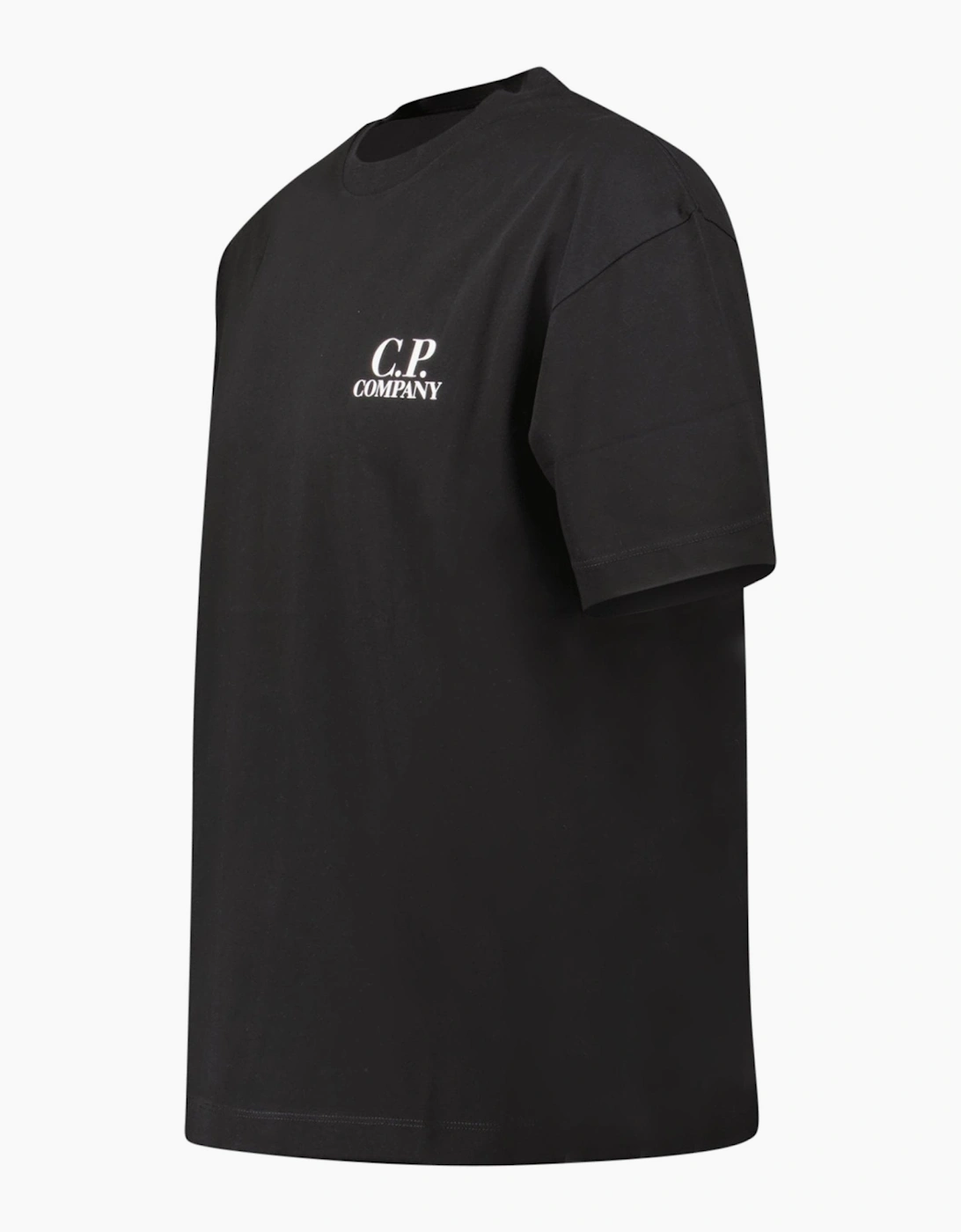 CP Company Logo Print T-Shirt Black
