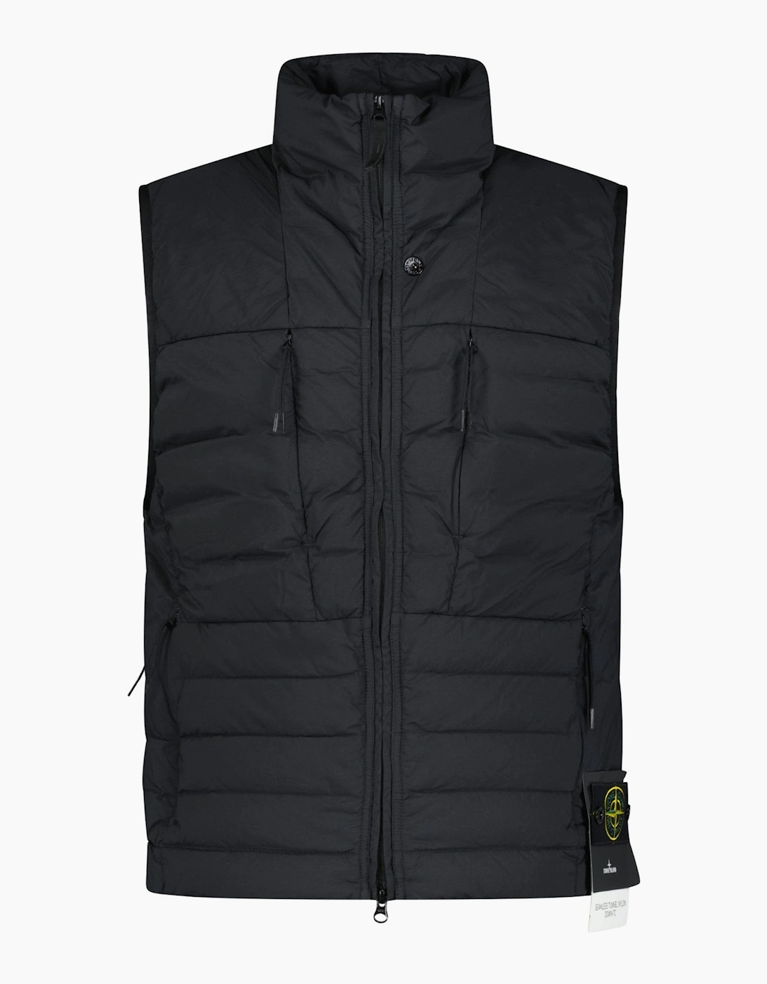 Stone Island Seamless Tunnel Padded Gilet Black