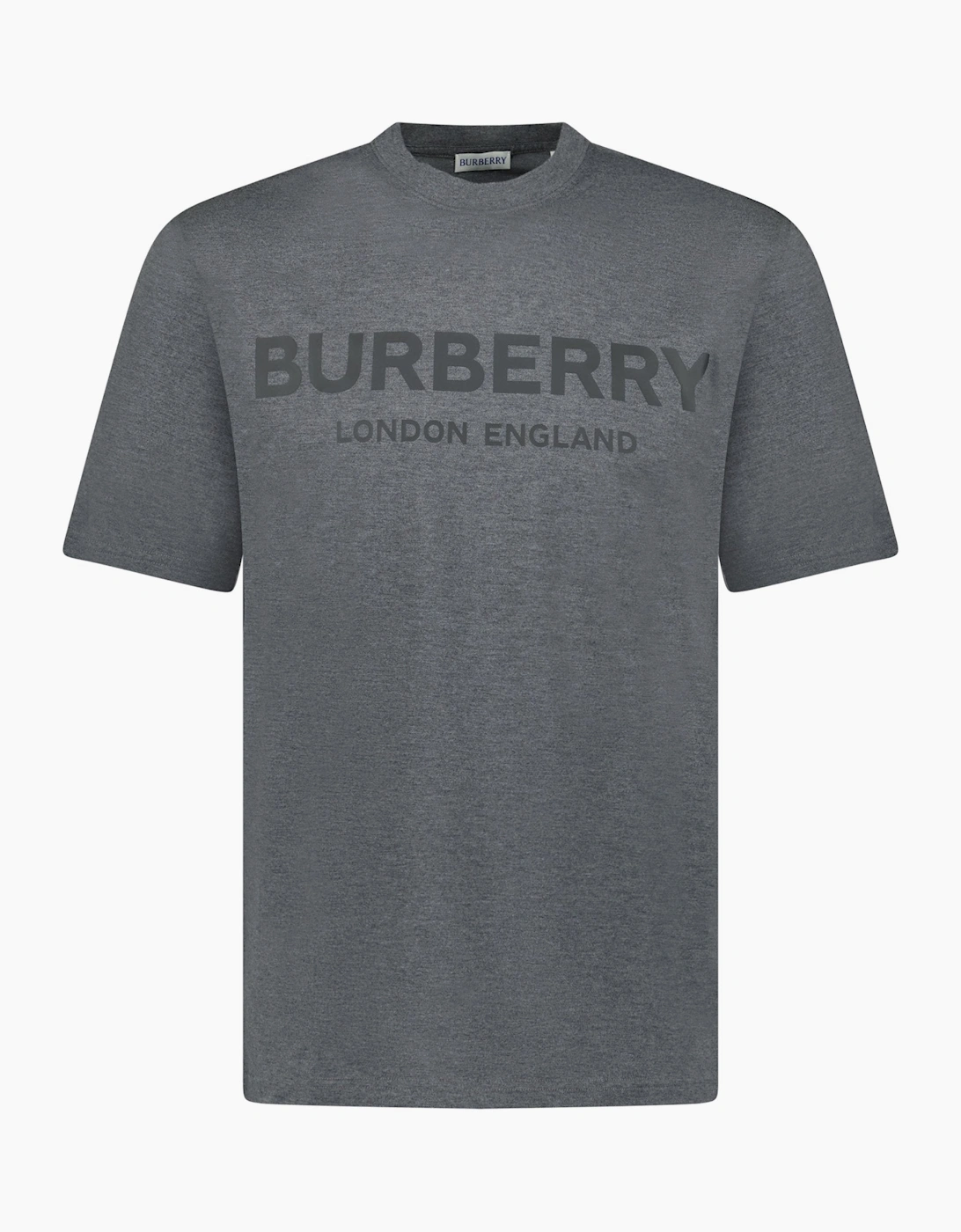 Burberry 'Ellison' Logo Print T-Shirt Grey