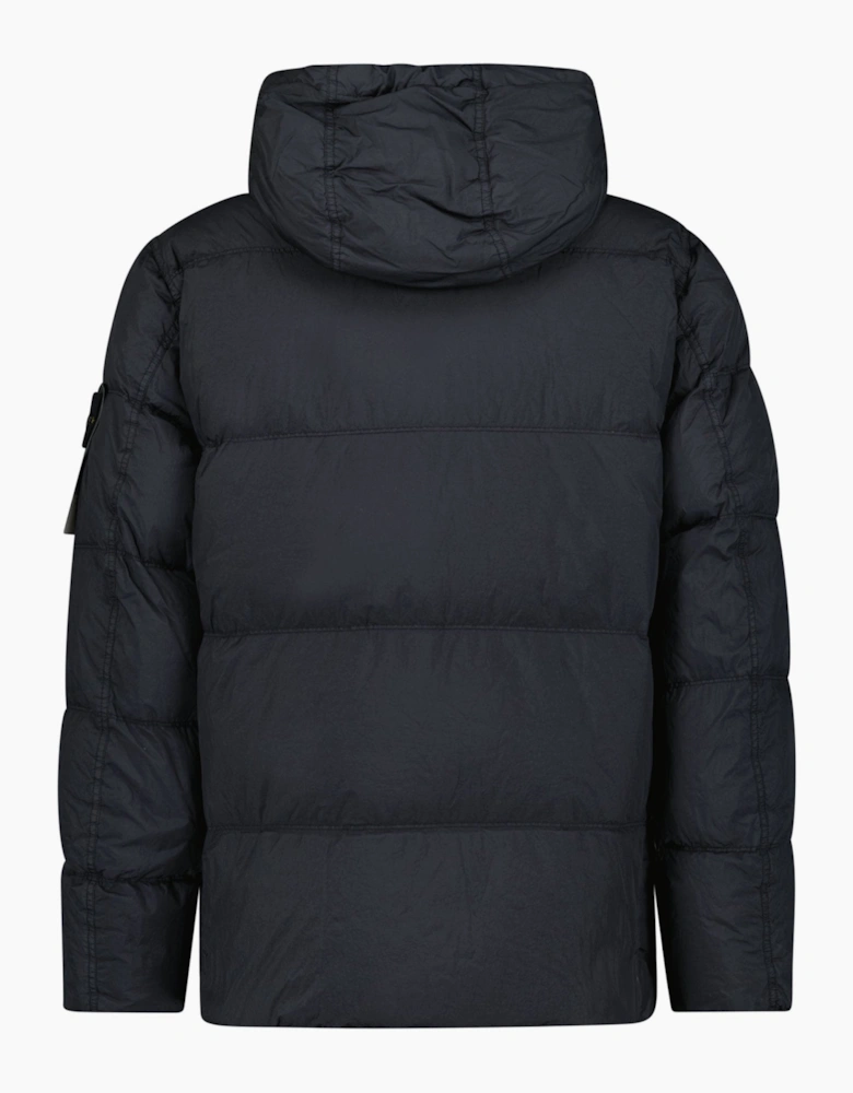 Stone Island Crinkle Reps NY Down Jacket Black
