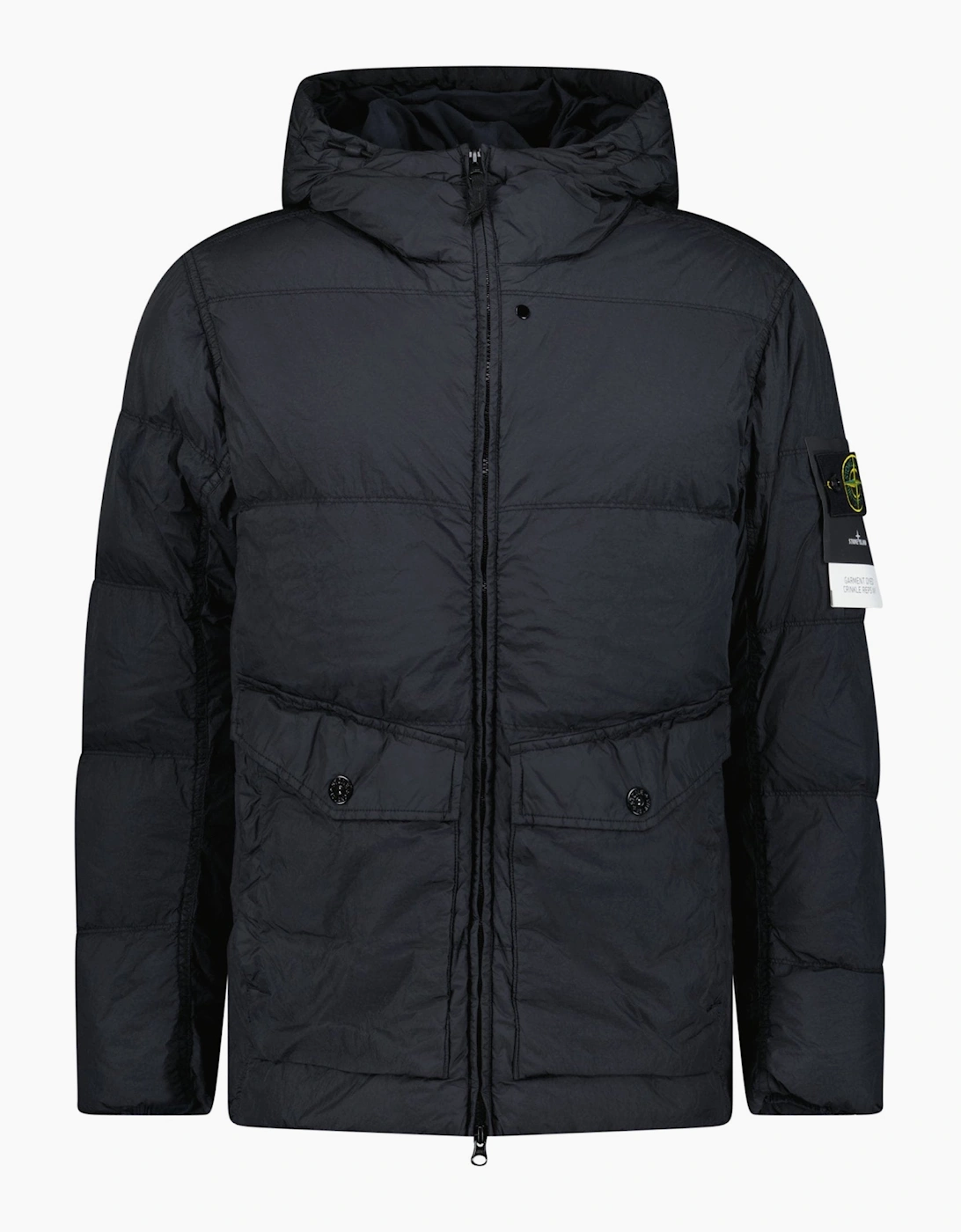 Stone Island Crinkle Reps NY Down Jacket Black