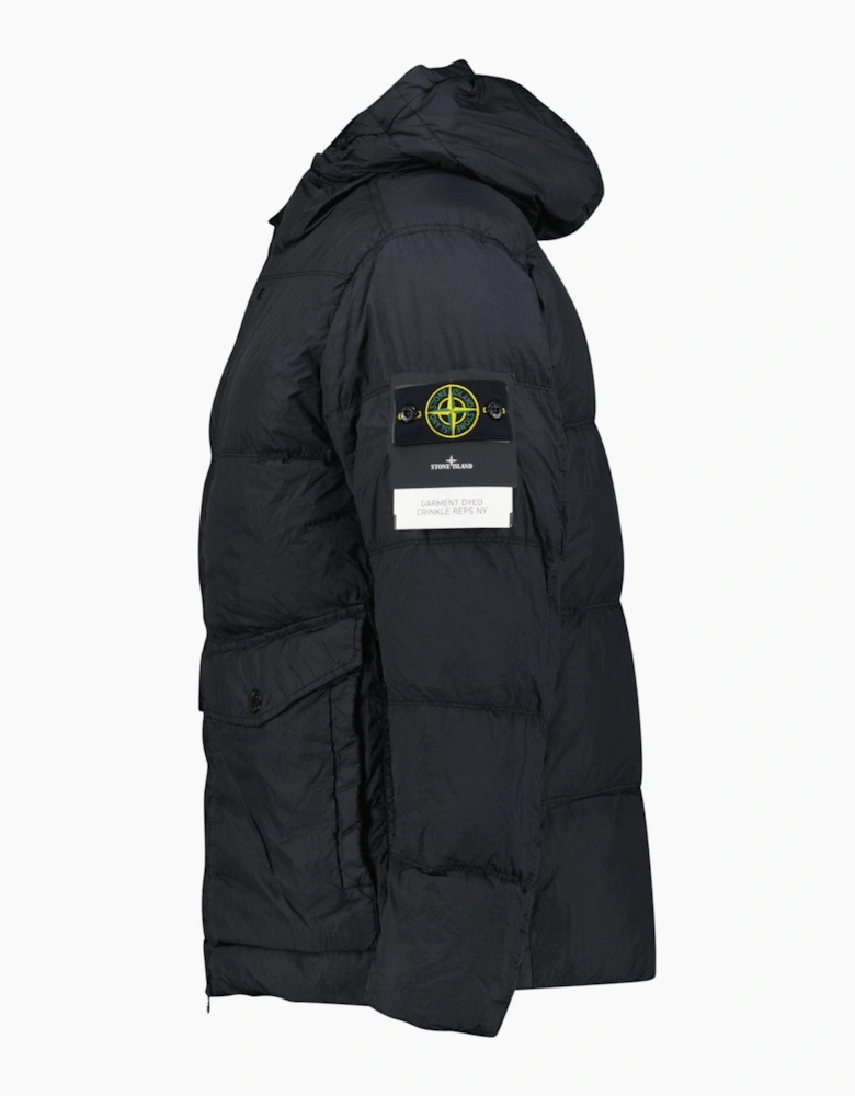 Stone Island Crinkle Reps NY Down Jacket Black