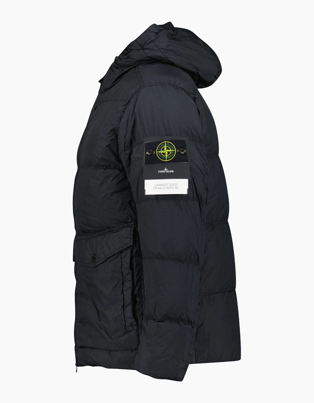 Stone Island Crinkle Reps NY Down Jacket Black
