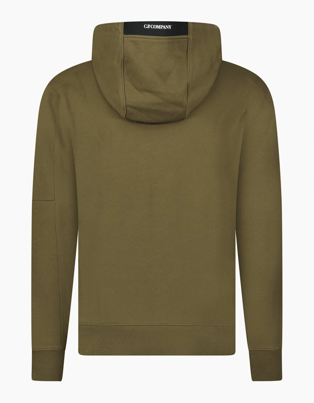 CP Company Diagonal Raised Lens Hoodie Khaki