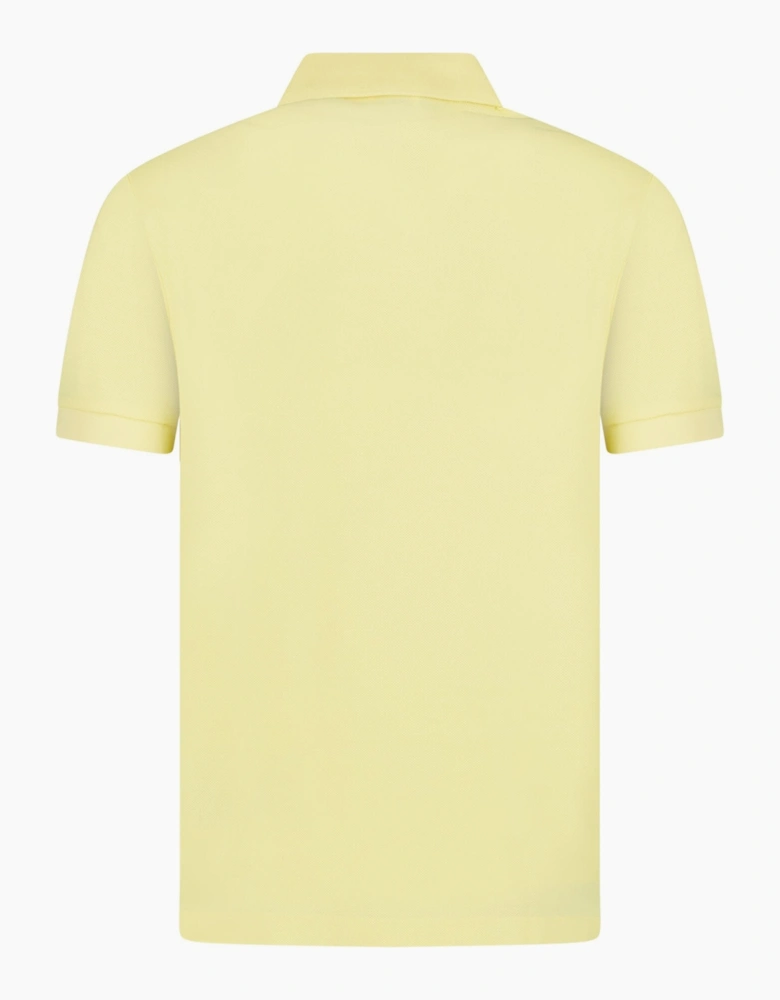 Burberry 'Hartford' Check Polo Frosted Lemon