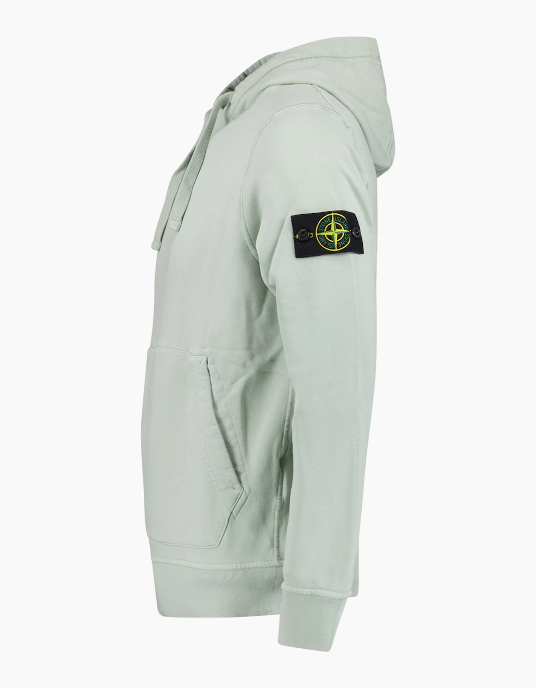 Stone Island Organic Cotton Hoodie Sage