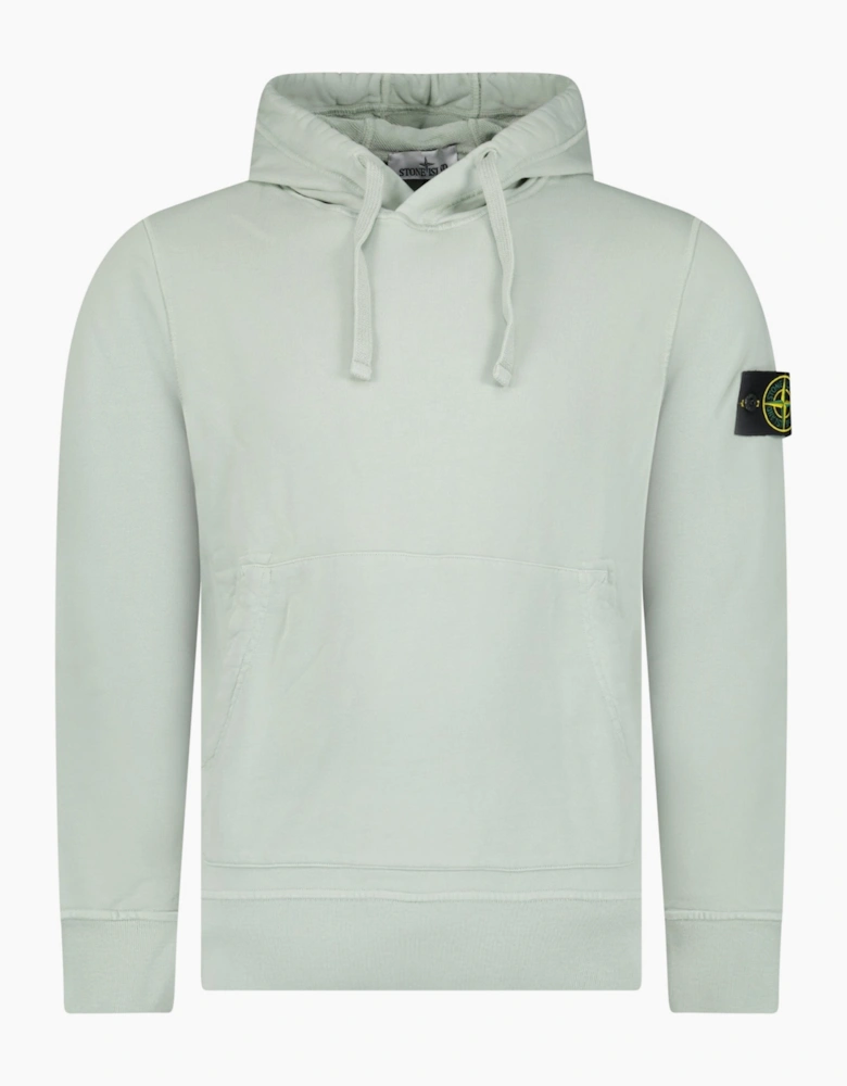 Stone Island Organic Cotton Hoodie Sage