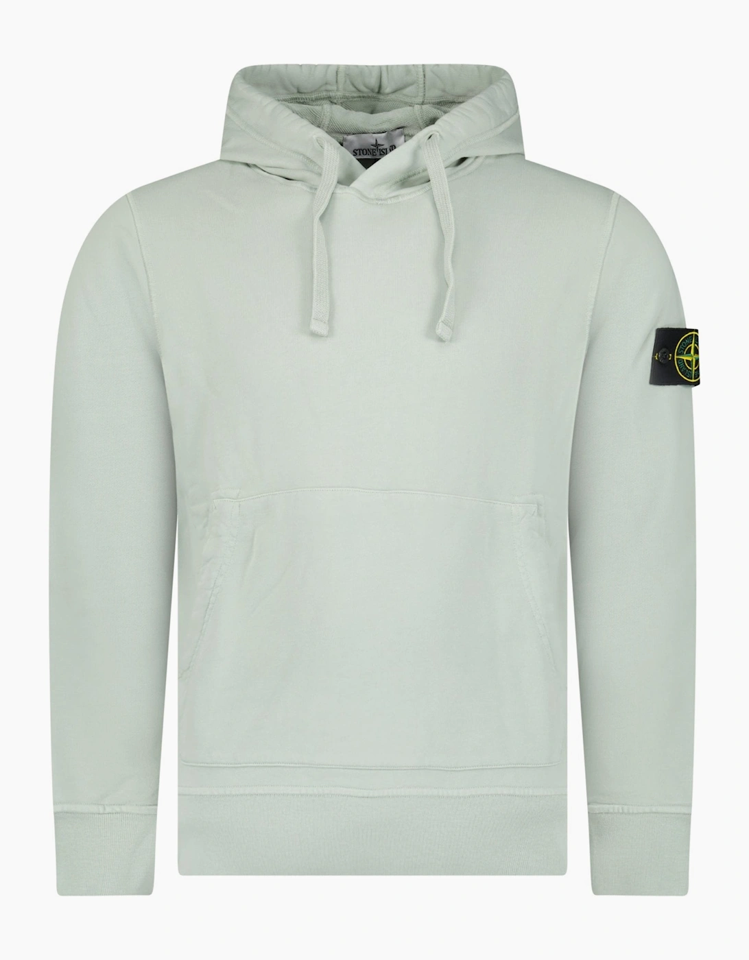 Stone Island Organic Cotton Hoodie Sage