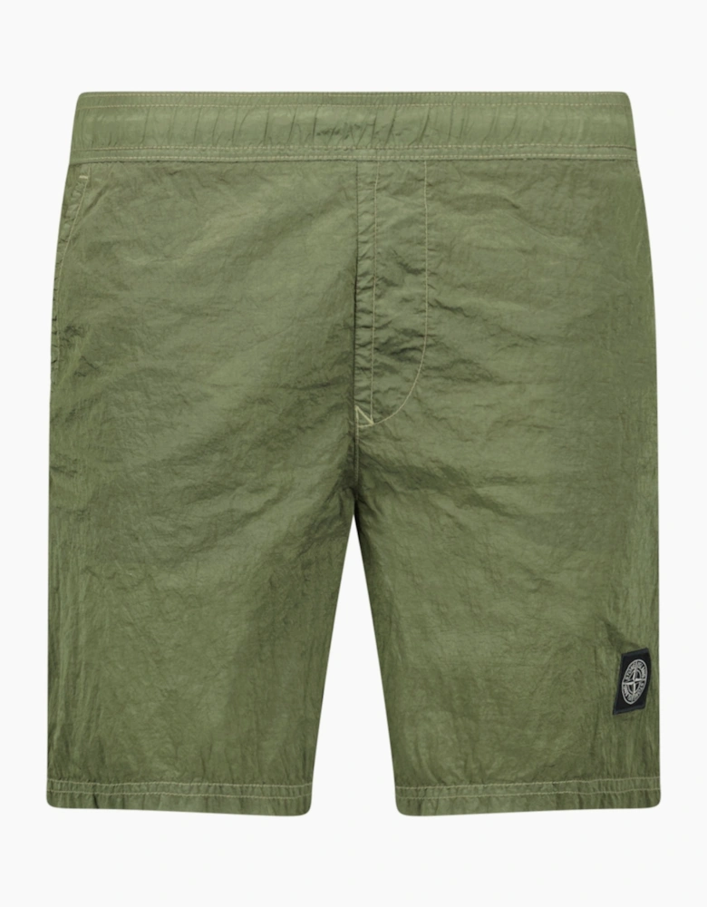 Stone Island Nylon Metal Swim Shorts Military Green