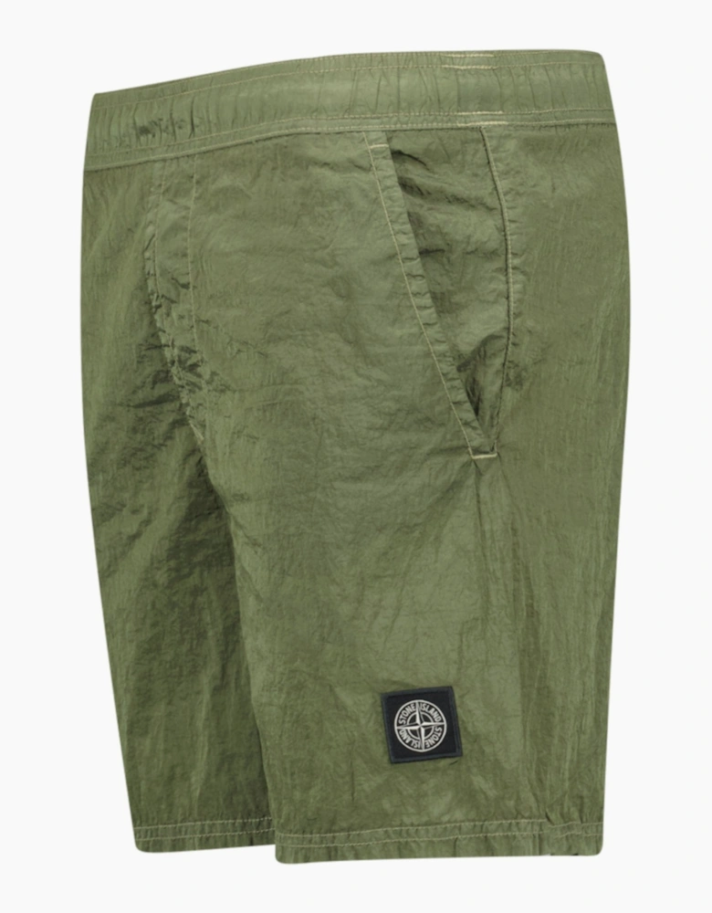 Stone Island Nylon Metal Swim Shorts Military Green