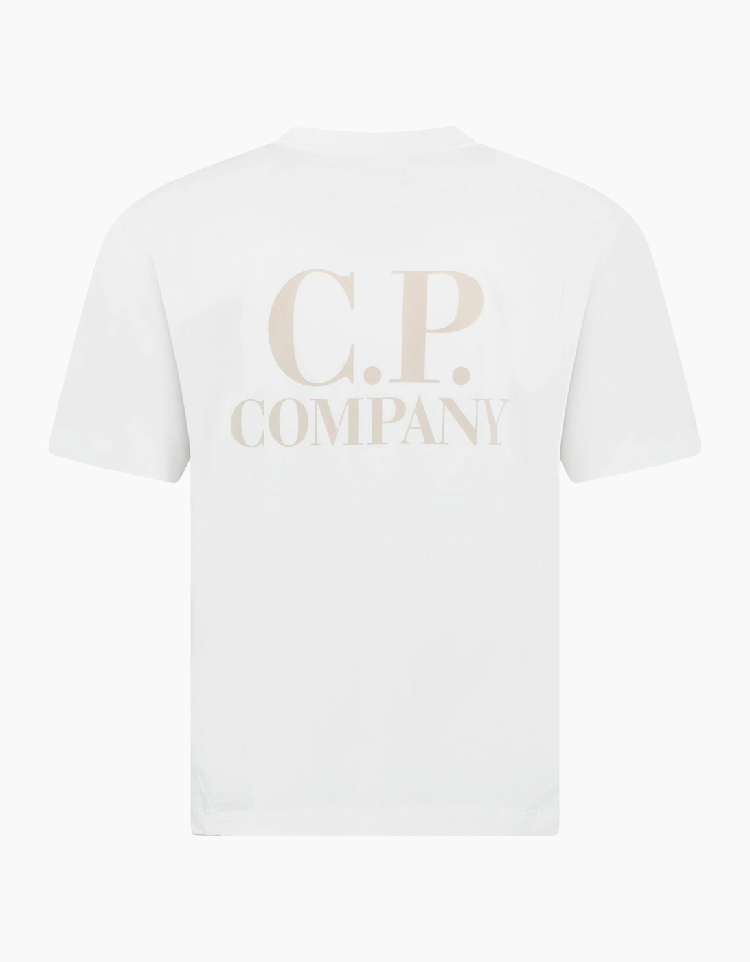 CP Company Logo Print T-Shirt White