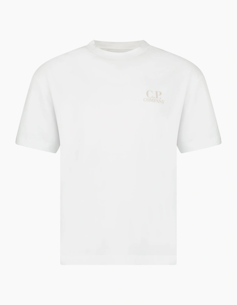 CP Company Logo Print T-Shirt White