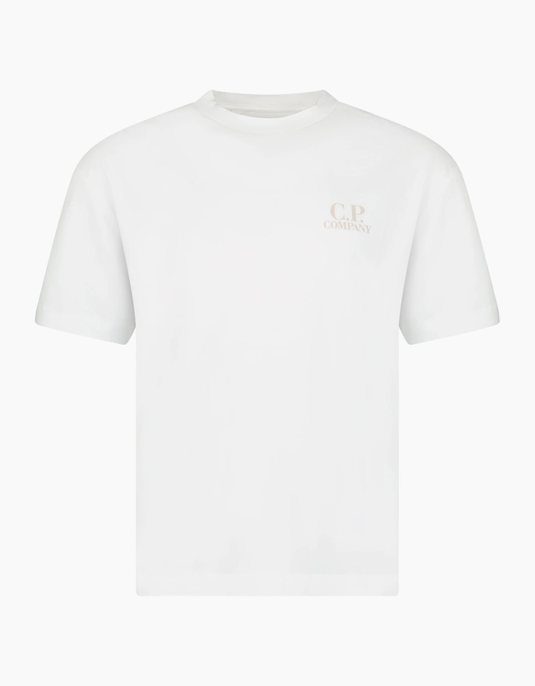 CP Company Logo Print T-Shirt White