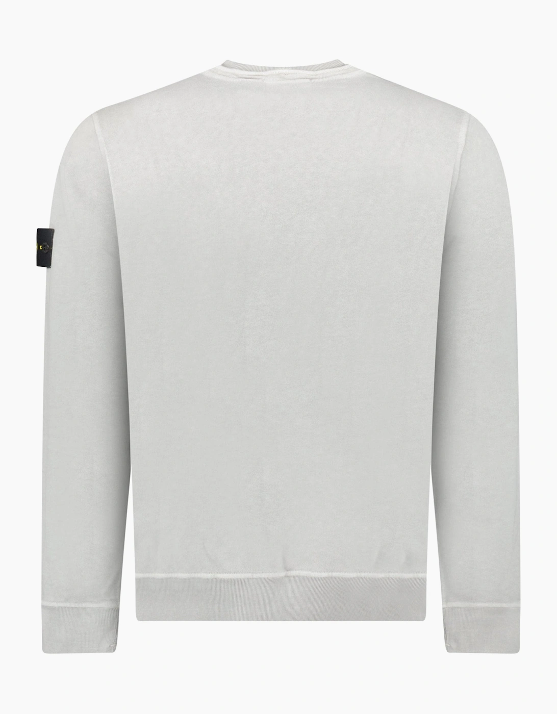 Stone Island Organic Cotton Fleece Sweatshirt Grey