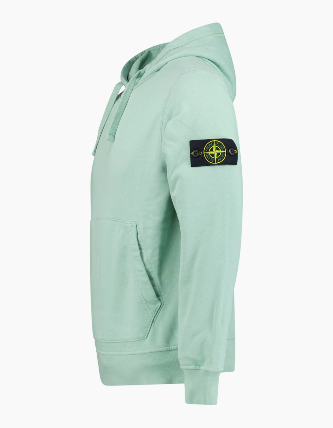Stone Island Cotton Hoodie Sweatshirt Light Green