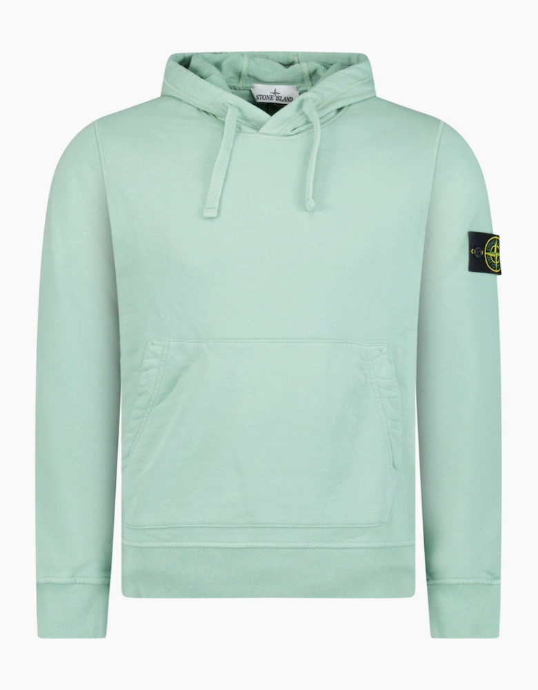 Stone Island Cotton Hoodie Sweatshirt Light Green