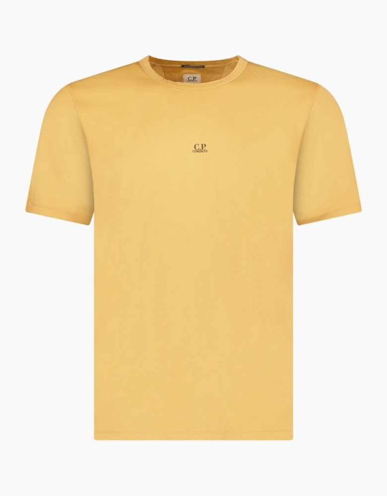 CP Company Mercerized Cotton Jersey 70/2 T-Shirt Apricot