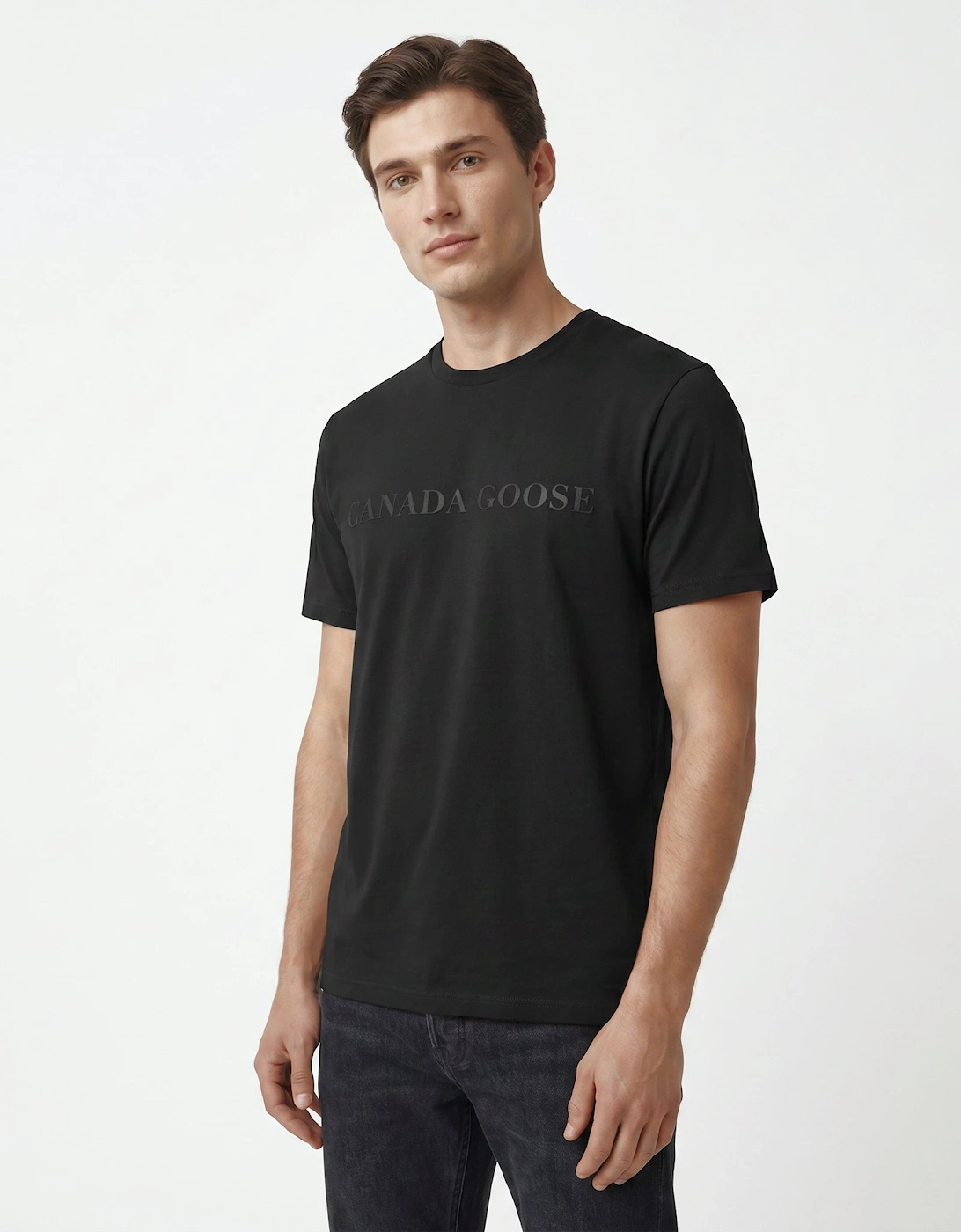 Canada Goose Emersen Logo T-Shirt Black