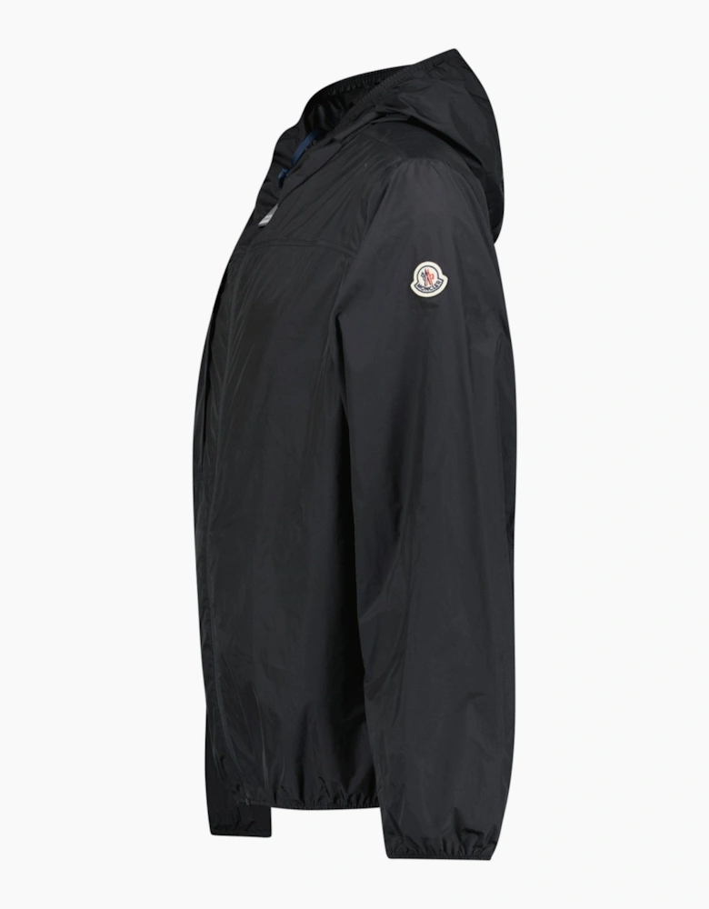 Moncler Haadrin Hooded Windbreaker Jacket Black