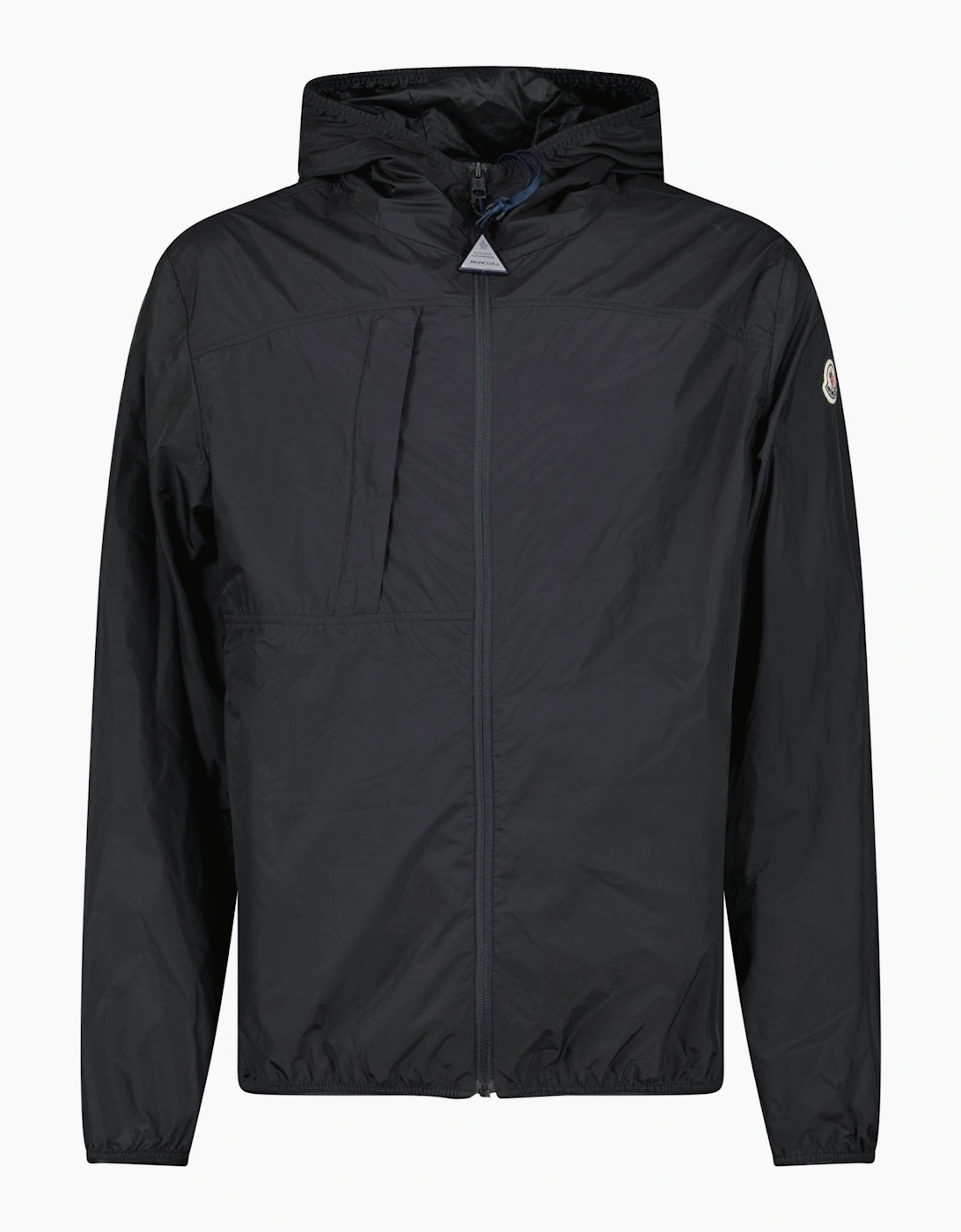 Moncler Haadrin Hooded Windbreaker Jacket Black