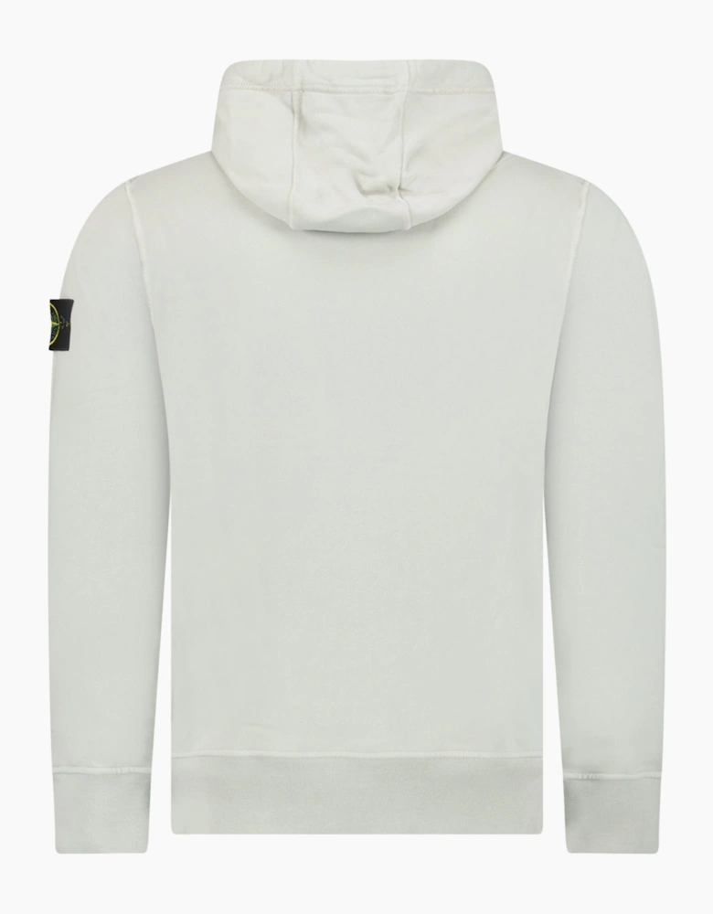 Stone Island Organic Cotton Hoodie Pearl Grey