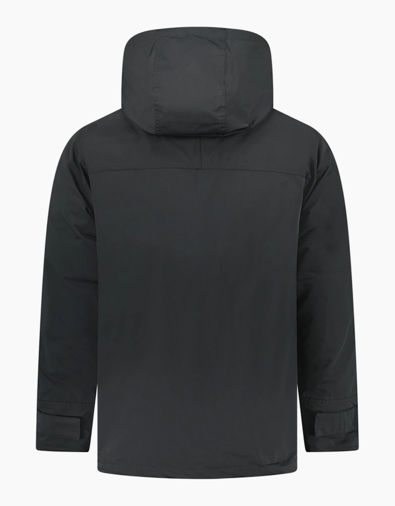 Burberry Barnsfield Parka Check Jacket Black