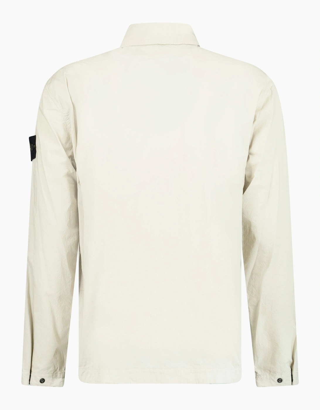 Stone Island Stretch Cotton Tela Overshirt Beige
