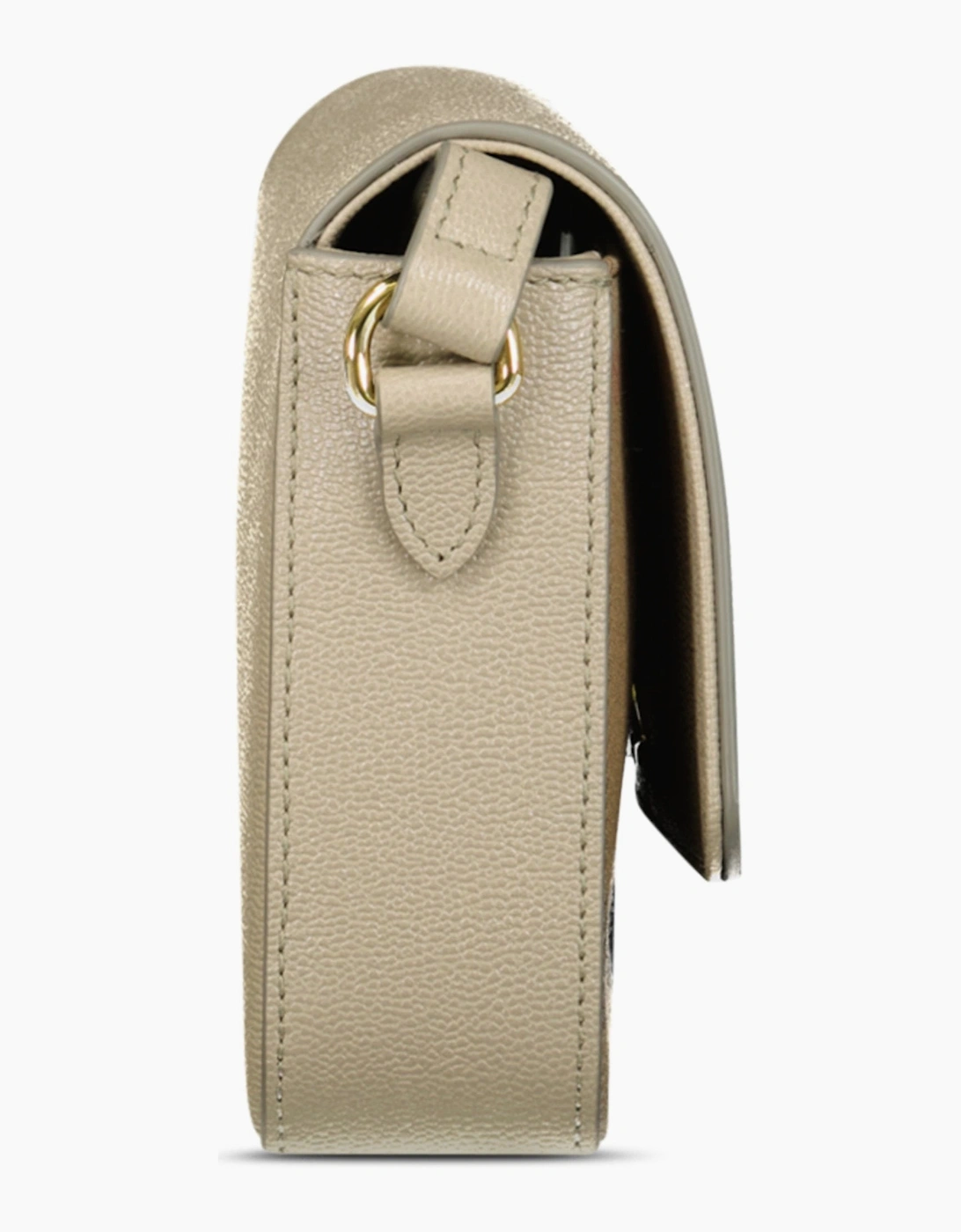 Burberry 'New Hampshire' Leather Shoulder Bag Mushroom