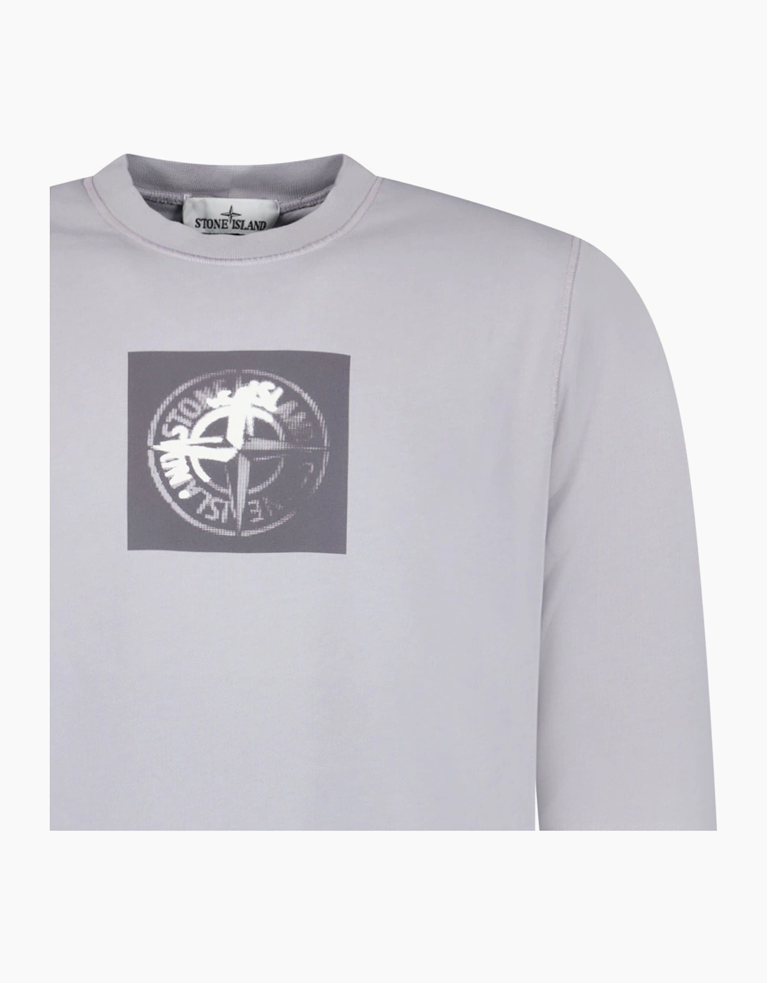 Stone Island Institutional One Print Sweatshirt Grey