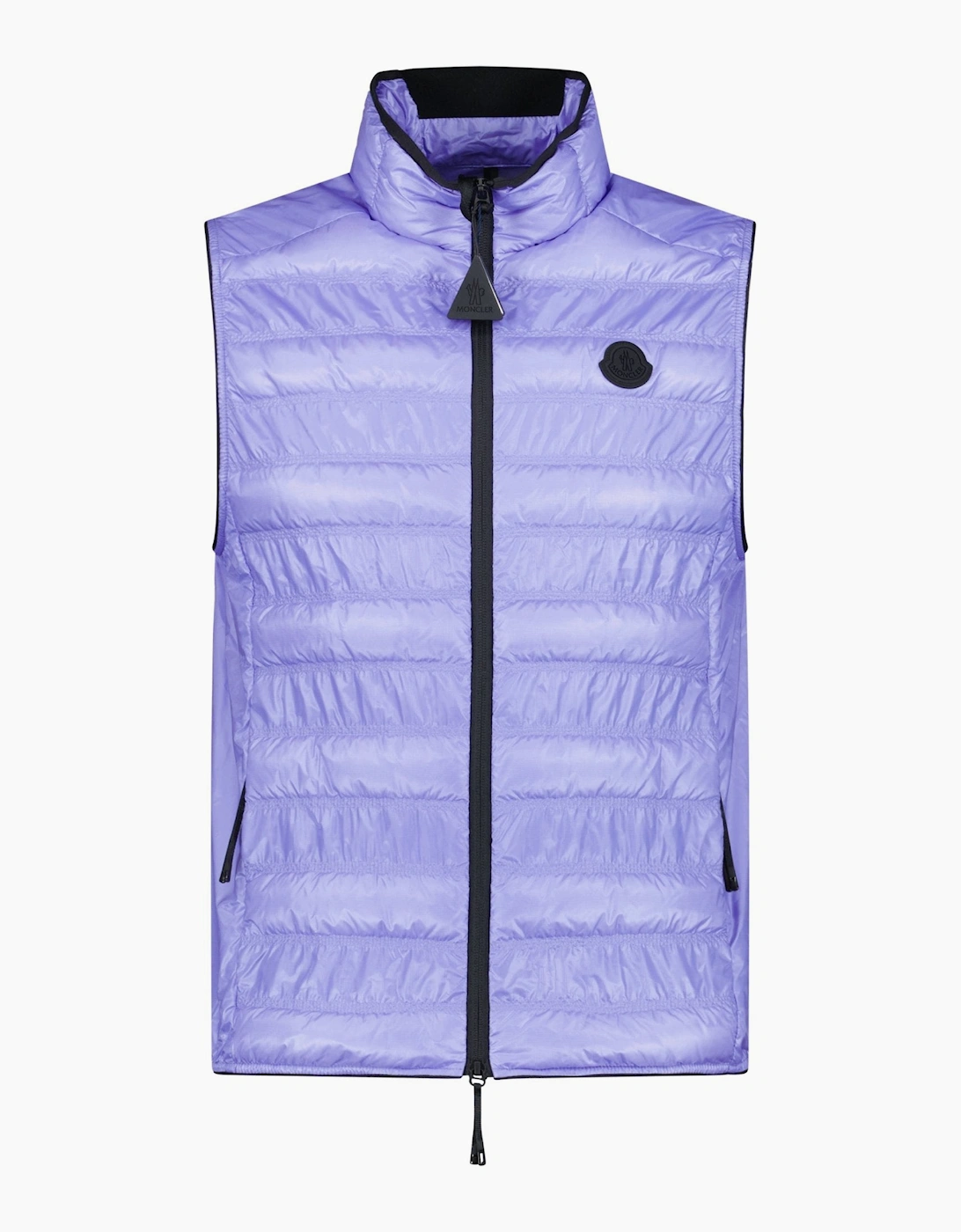 Moncler Lautaret Quilted Shell Gilet Lilac