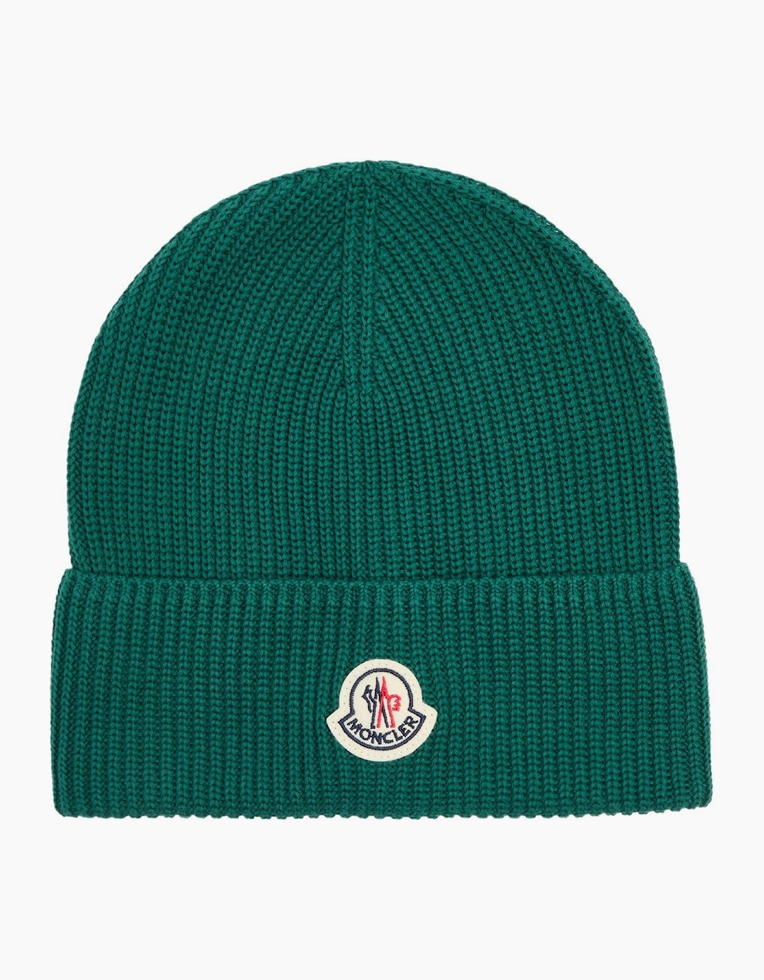 Moncler Logo Beanie Green